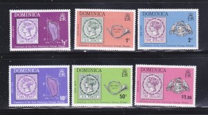 Dominica 389-394 Set MH Stamps On Stamps