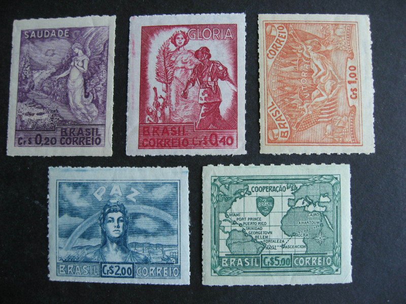 Brazil MNH Sc 628-32 check them out!