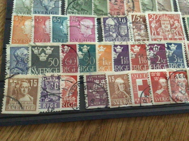 Sweden mounted mint or used stamps  A12402