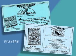 Double the Buffleheads!  Two Local Post Covers from 1995 and 2000 with Stuffers!