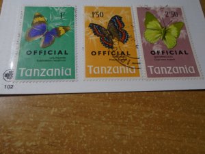 Tanzania  #  O23-25  used