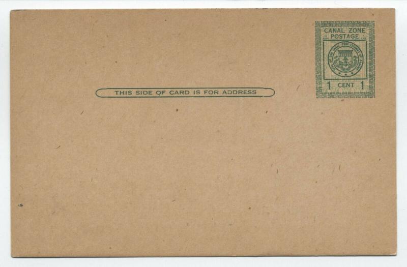 1925 Canal Zone UX8 mint postal card [y4104]