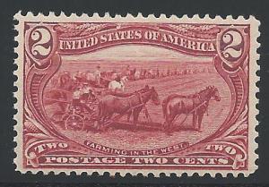 Scott #286, Trans-Mississippi Exposition Issue, Never Hin...