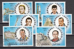 Oman State, 1972 issue. Memory of Deceased Space Men issue. Canceled. ^