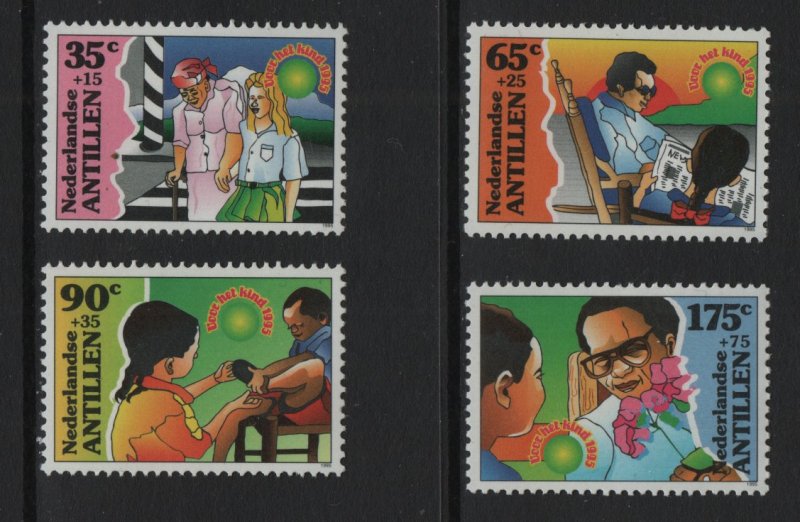 Netherlands Antilles #B309-B312 MNH 1995  Child Welfare