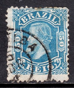 Brazil - Scott #79 - Used - Hinge thin, sm. tear at left, sh. perfs - SCV $21