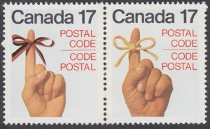 Canada - #816a Postal Code Se-Tenant Pair - MNH