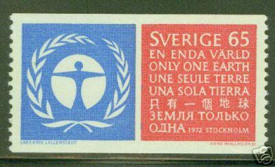 SWEDEN MNH**  Only One Earth stamp Scott 933