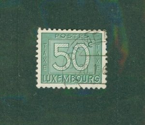Luxembourg J27 USED BIN $0.70