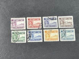 THAILAND # 275-282--USED----COMPLETE SET---1950