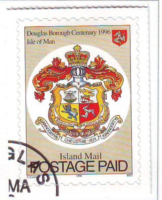 Isle of Man Sc 678 1996 Douglas Borough stamp used