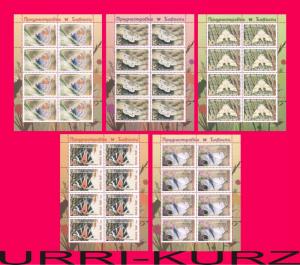 TRANSNISTRIA 2014 Nature Fauna Insects Butterflies 5 sheetlets MNH