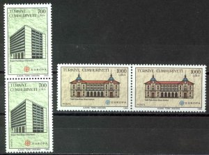 Turkey Sc# 2469-2470 MNH pair 1990 Europa