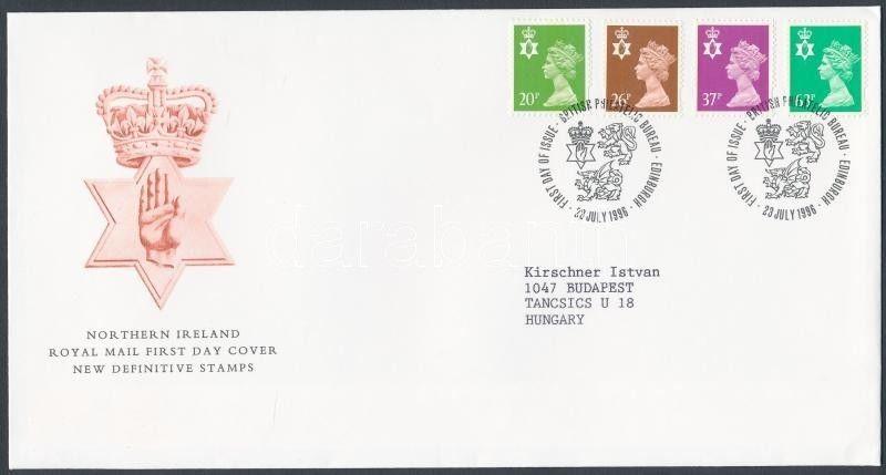Great Britain Northern Ireland stamp Set on FDC Cover 1996 Mi 67-70 WS151517