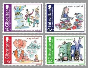 Gibraltar 2010 - Europa Childrens Books - Scott #1233-6 - Set of 4 stamps - MNH