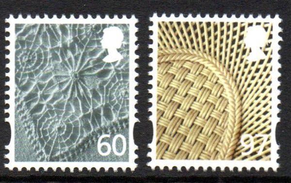 Great Britain Northern Ireland 33-4 2010  60p linen 97p china stamp set mint NH