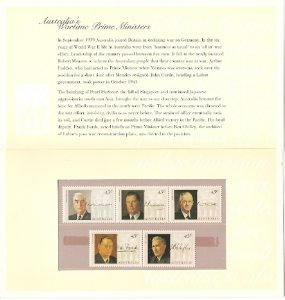 Australia 1380 1994 Prime Ministers Post Office Pack