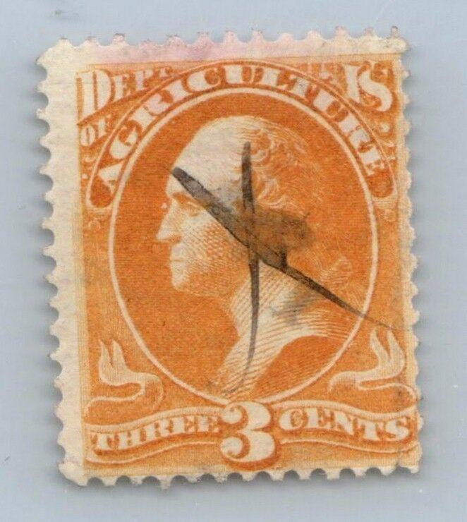 GOLDPATH US STAMP SC# O3 USED FINE CAT $17.5 _SBH_V4