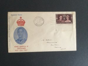 1937 GB Coronation First Day Cover with Windsor postmark.