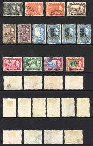 Trengganu SG89/98 1957-63 Part Set of 11 Used with Extra values