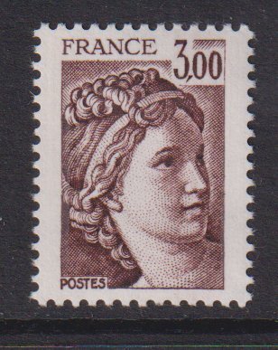 France  #1577  MNH  1978   Sabine 3fr