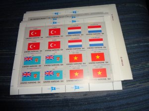 UNITED NATIONS FULL SHEET COLLECTION, MNH, OG