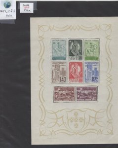 WC1_25676.PORTUGAL. 1940 INT. PHILATELIC EXHIBIT souvenir sheet. Sc. 594a. MNH