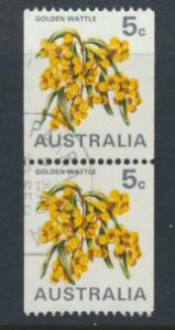 Australia SG 467 coil stamp - pair  - Used  