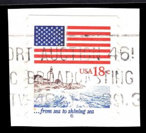 MOMEN: US STAMPS #1891 RARE PLATE #6 USED LOT #78531
