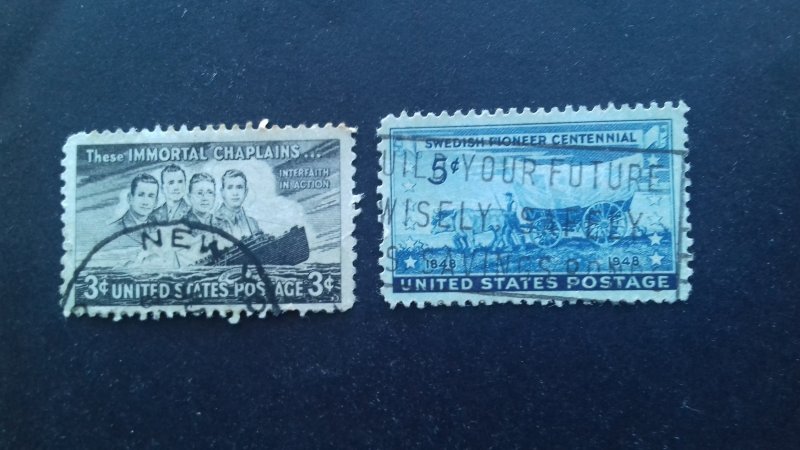 United States 1948 stamps Used