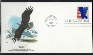 US, 2598, FDC, EAGLE, FLEETWOOD