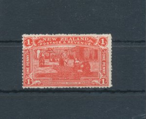 1906 NEW ZEALAND - Stanley Gibbons #371 - 1d. vermillion - MH*