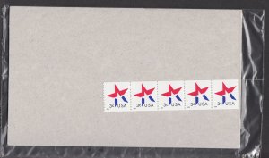 United States 3615 MNH Coil Strip of 5 CV $0.75