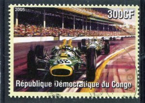 Congo 2005 RACING CARS (ERA) 1 value Perforated Fine Used