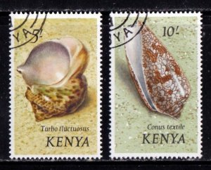 Kenya 1938 Seashells Definitives