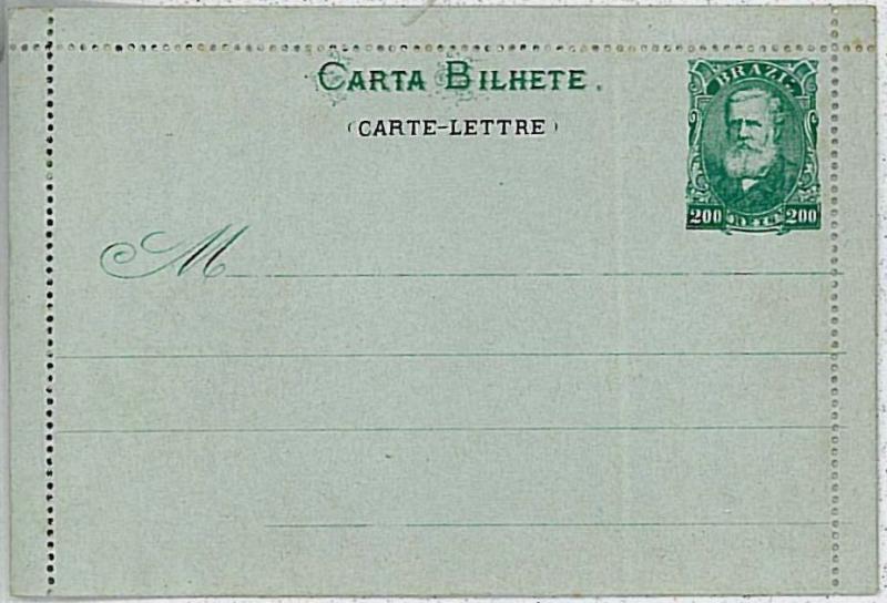 BRAZIL -  POSTAL STATIONERY : RHM MEYER# CB 4 - DOUBLE CARD