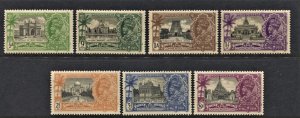 STAMP STATION PERTH - India #142-148 KGV Silver Jubilee MNH CV$45.00