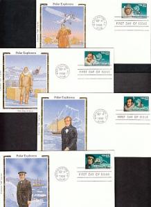 U.S. 2386-2389 Polar Explorers set of 4 (Colorano) U/A FDC 