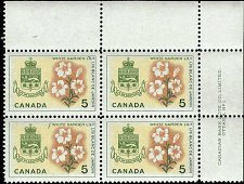 CANADA   #419 MNH UPPER RIGHT PLATE BLOCK  (2)