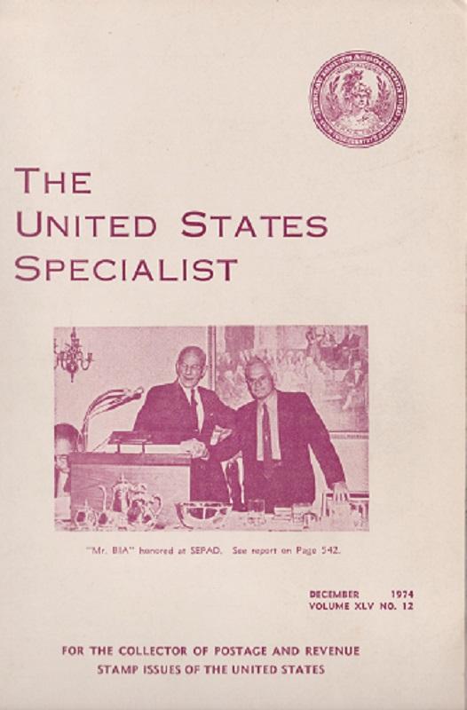 The United States Specialist:  Volume 45, No. 12 - December 1974