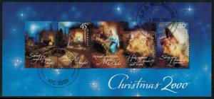 Australia SG#2058 Christmas Miniature Sheet (2000) CTO