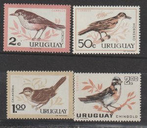 Uruguay SC 695-698 Mint, Never Hinged