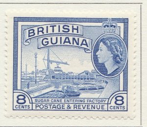 English Colony Colonies British Colony BRITISH GUIANA 1954 8c MH* A28P12F27112-