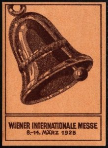 1925 Austria Poster Stamp Vienna International Fair March 8-14. 1925 MNH