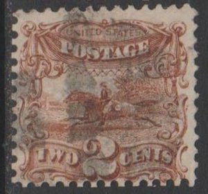 U.S.  Scott #113 Pony Express Stamp - Used Single