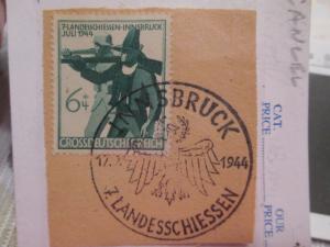 Germany #B278 used with cancel on piece   2019 SCV=$0.80