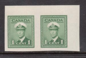 Canada #249d XF/NH Imperf Pair