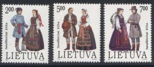 Lithuania 434-6 MNH Costumes