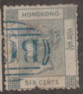 Hong Kong Scott #12 Stamp - Used Single