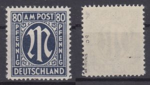 Germany 1945 Sc#3N19 Mi#34 bC mnh signed BPP (AB1292)
